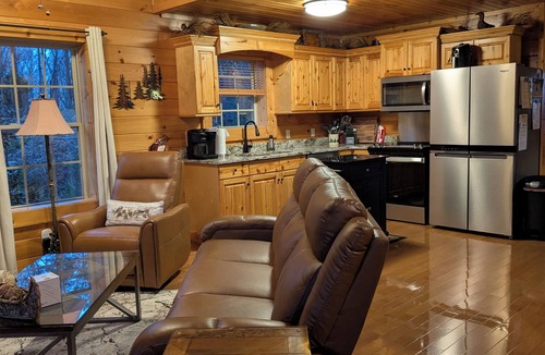 Sevierville Cabin | Beautiful Open Views, Very Private, Gas Fireplace's on all year & more!
