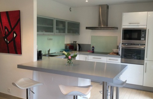 Baden Apartment | Beautiful outbuilding on property, seafront and golf course