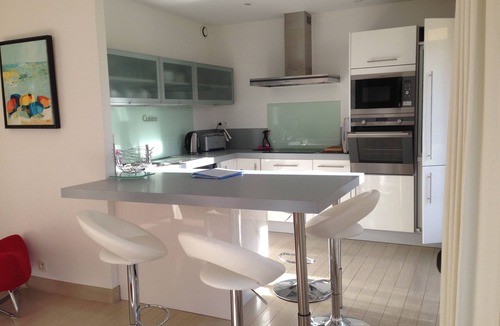 Baden Apartment | Beautiful outbuilding on property, seafront and golf course