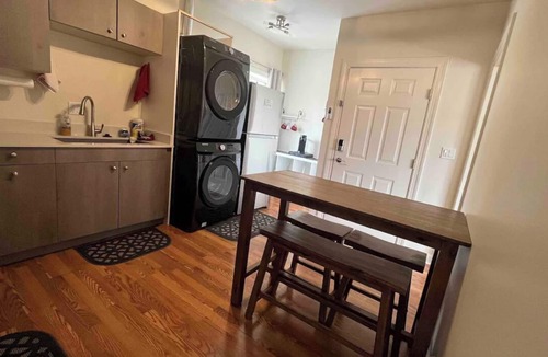 Riverside Apartment | Beautiful & Private, 1bdrm, 1bath washer & dryer in unit. Free Private Parking