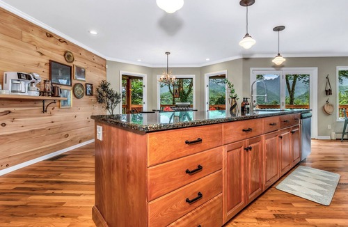 Leicester House | Beautiful Private Mountain Estate Close to Asheville w/Hot Tub & Sauna
