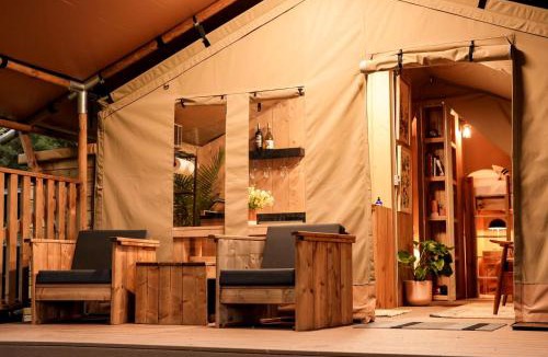 San Saba House | Beautiful Safari Tent Nestled Amidst Trees in San Saba, Texas