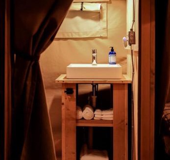 San Saba House | Beautiful Safari Tent Nestled Amidst Trees in San Saba, Texas