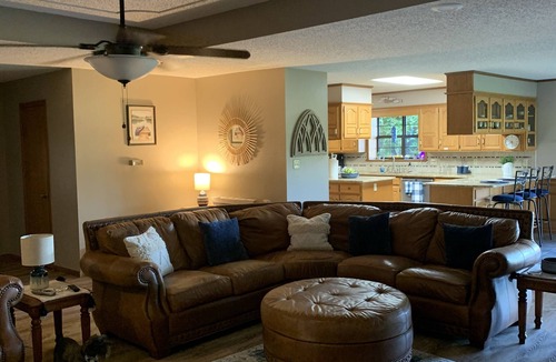 Hugo House | Beautiful, secluded ranch home with 3 bdrm and 2 ba