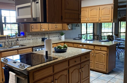Hugo House | Beautiful, secluded ranch home with 3 bdrm and 2 ba