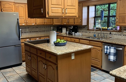 Hugo House | Beautiful, secluded ranch home with 3 bdrm and 2 ba