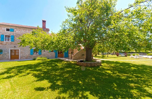 Foli Villa | Beautiful stone villa , spacious garden, fenced, large pool