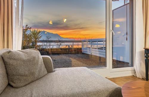 Veytaux Apartment | Beautiful Studio Lake View and Castle