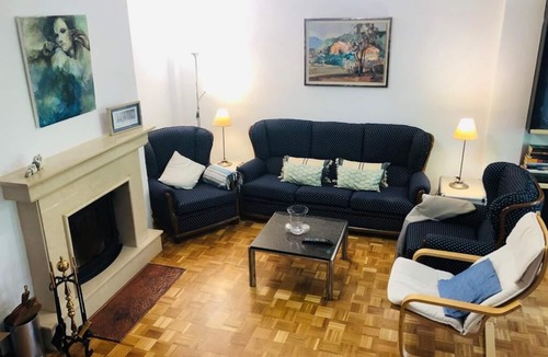 Jaca House | Beautiful townhouse with garden and cellar with fireplace.