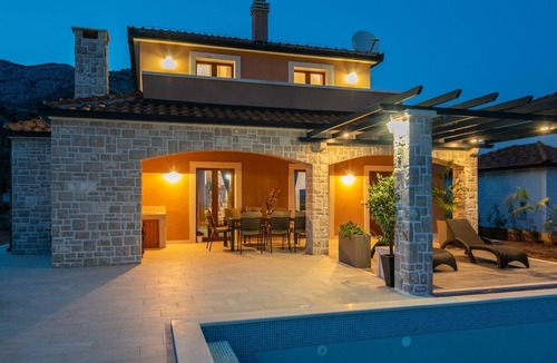 Stankovici Villa | Beautiful Villa Aria with swimming pool and panoramic sea-view!