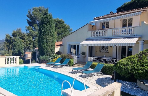 Sainte-Maxime Villa | Beautiful Villa with sea view golf St tropez large garden and swimming pool