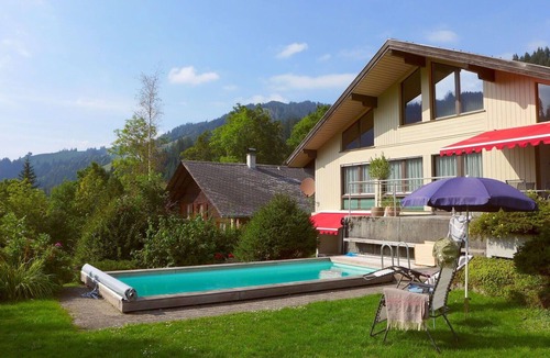 Untersteckholz House | Beautiful villa with hot tub, private pool, WIFI, TV, terrace, panoramic view and parking