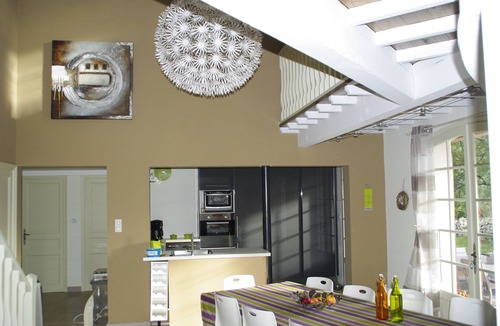 Labeaume House | beautiful villa with private pool and turret.