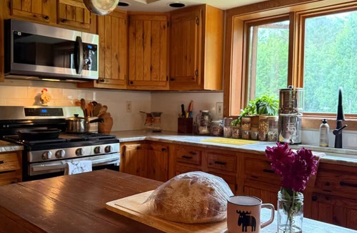 Cambridge Cabin | Beautiful Wintry Log Cabin Immersed in Nature