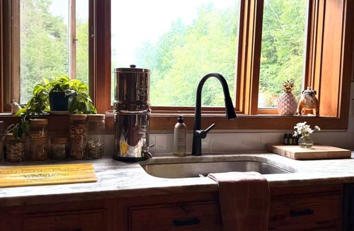 Cambridge Cabin | Beautiful Wintry Log Cabin Immersed in Nature
