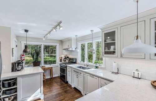 Woodstock House | Beautiful Woodstock Home with Fire Pit, Grill, and Mountain Charm
