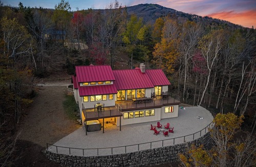 Bromley Mountain House | Beautifully Remodeled VT Mountain Oasis with Stratton Views and private Hot Tub