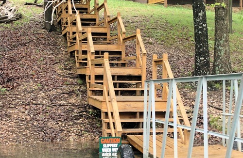 Sylvan Shores Cabin | Beaver Lake View Cabin with Lake Access, Boat Dock, Boat Slips, Incredible View