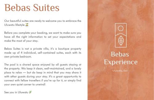 Pecatu Hotel | Bebas Suites - Uluwatu, Bali