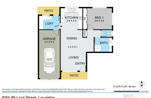 Laurieton Apartment | Becks Hideaway Laurieton - walk everywhere