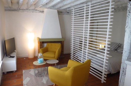 Chartres Apartment | Bed in Chartres