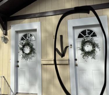 Ridgefield Park House | BedRoom with half bathroom