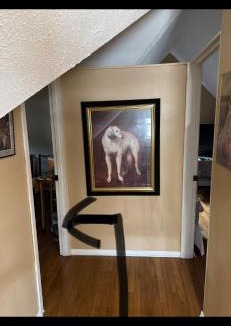 Ridgefield Park House | BedRoom with half bathroom