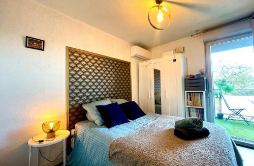 Juncasse - Argoulets Apartment | Bel Appart avec 2 chambres - Parking et Clim - Métro Argoulets