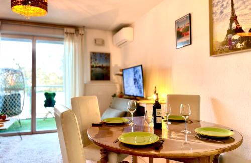 Juncasse - Argoulets Apartment | Bel Appart avec 2 chambres - Parking et Clim - Métro Argoulets