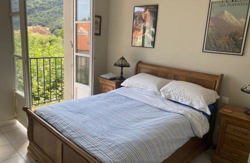 Amelie-les-Bains-Palalda Apartment | Bel F3 en centre-ville avec balcon et parking, proche cures - FR-1-703-196