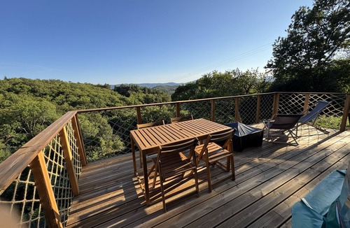 Riols Cabin | Bella Dome - Cosy dome with panoramic mountain views, surrounded by beautiful nature
