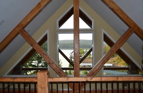 Greers Ferry Cabin | Bellawood Resort #1 Lakefront Cabin with Boat Slip - Unobstructed View!
