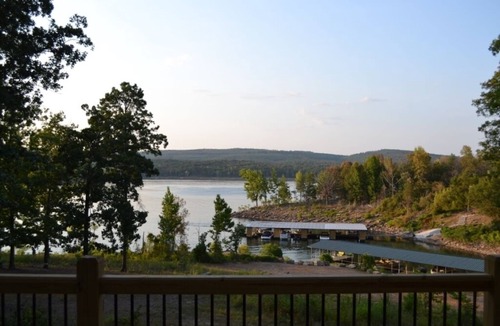 Greers Ferry Cabin | Bellawood Resort #1 Lakefront Cabin with Boat Slip - Unobstructed View!