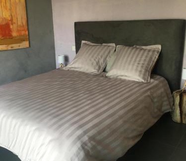 Pujaut Bed & Breakfast | Belle chambre avec vue dans maison d'architecte