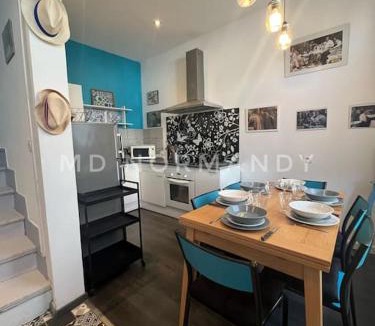 Villerville Villa | Belle Maison centre Villerville - 8 personnes - Terrasse