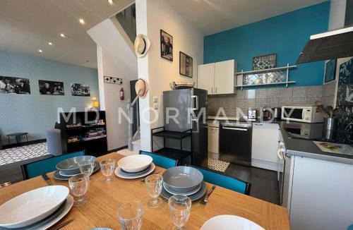 Villerville Villa | Belle Maison centre Villerville - 8 personnes - Terrasse