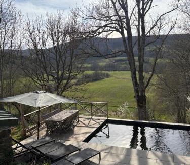 Marchastel House | Bellevue de Terrou with natural pool