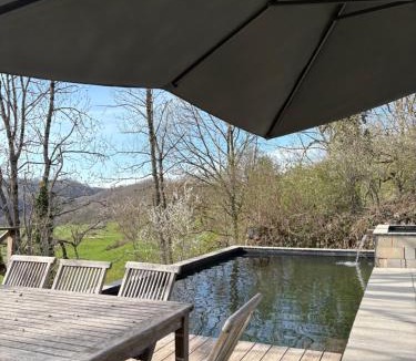 Marchastel House | Bellevue de Terrou with natural pool