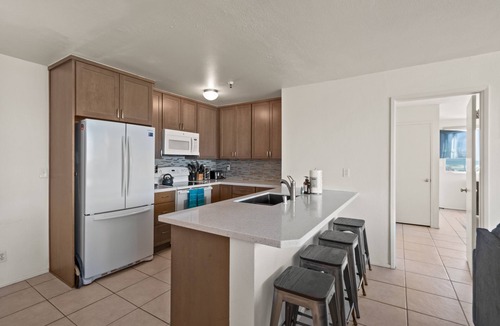 South Mission Beach Condo | Belmont Patio - Ocean View, Pet Friendly, Patio, & Garage