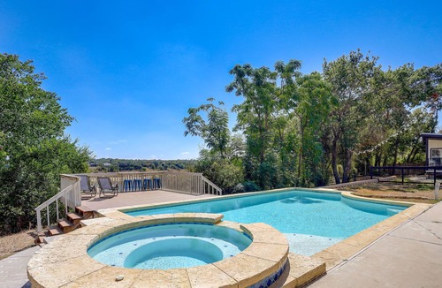 Belton House | Belton Home w/ Pool + Deck - Walk to Lake Beach!