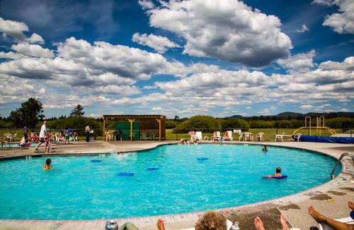 Three Rivers Resort | Bend-Sunriver Camping Resort 24 ft. Yurt 12