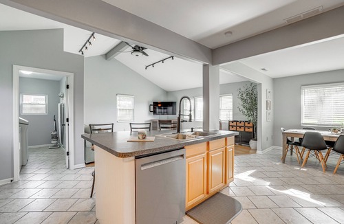 Riverside House | Benton Harbor Home w/Fire Pit - 2 Mi to Beach!