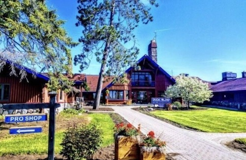 Gaylord Condo | Best location at Otsego Resort! Ski in ski out studio with valley view!