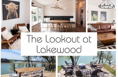 Lake Bridgeport House | Best Location! Private Dock, Arcade, Spectacular Views, Game Room, Media Room, Firepit! The Lookout