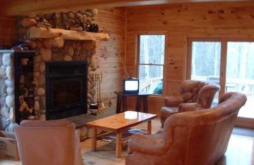 Thompsonville Cabin | Betsie River Frontage with view of Crystal Mt.