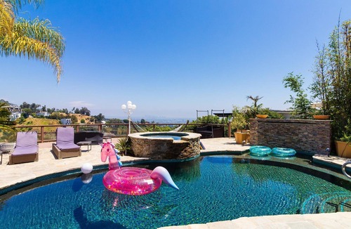 Beverly Hills House | Beverly Hills City Lights View Mansion