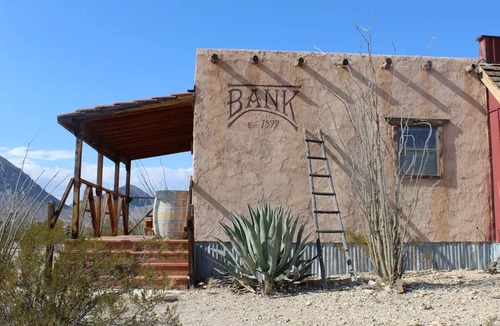Terlingua Cabin | Big Bend Lodging at Ten Bits Ranch | Room #1 (The Bank)