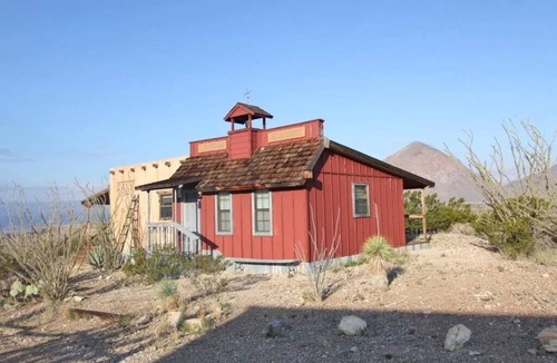 Study Butte-Terlingua Cabin | Big Bend Lodging at Ten Bits Ranch | Room #2 (The School House)