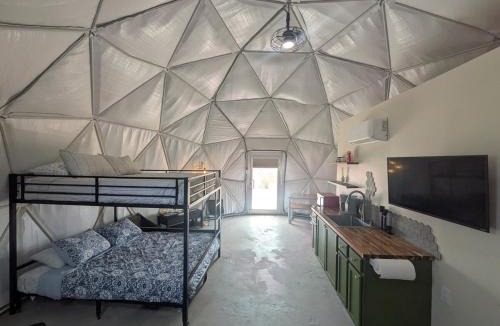 Alpine House | Big Bend Off-Grid Dome - AC, Bath, WiFi