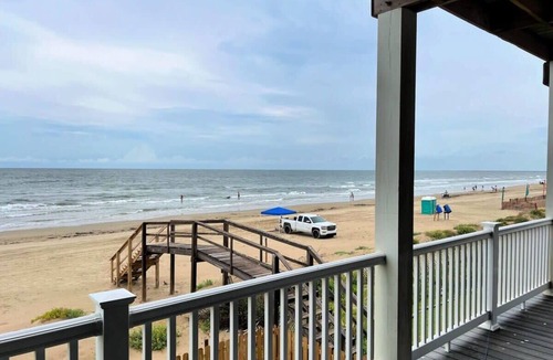 Surfside Beach House | Big Blue Beach House - Elevator, Hot Tub, Oceanfront!